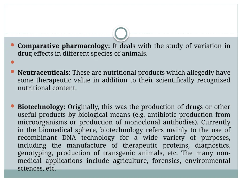 Introduction to Pharmacology Topics Introduction, - slide 21 of 50