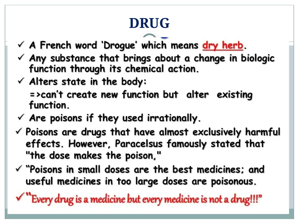 Introduction to Pharmacology Topics Introduction, - slide 6 of 50
