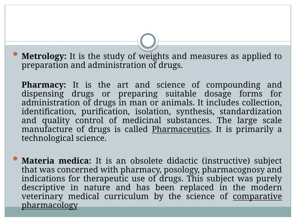 Introduction to Pharmacology Topics Introduction, - slide 20 of 50