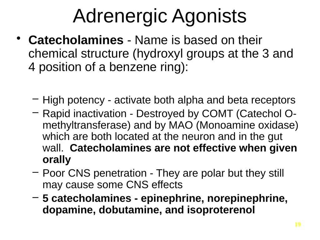 Pharmacology of the Autonomic Nervous System Part - slide 19 of 44