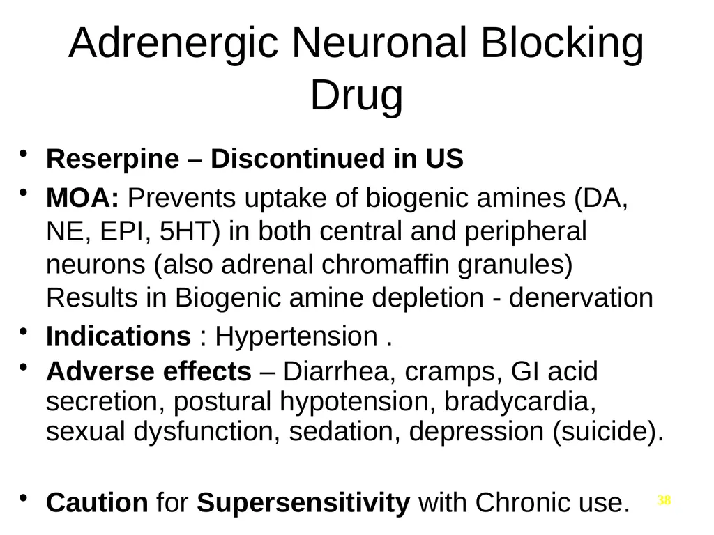 Pharmacology of the Autonomic Nervous System Part - slide 34 of 44