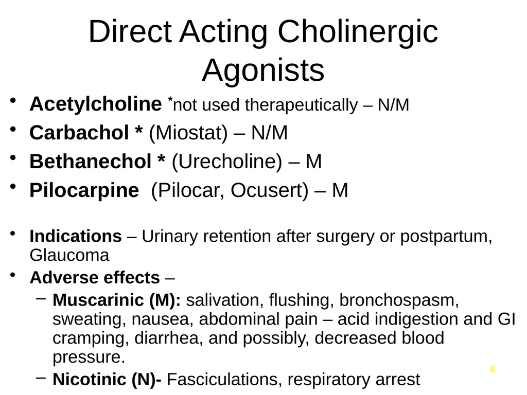 Pharmacology of the Autonomic Nervous System Part - slide 6 of 44