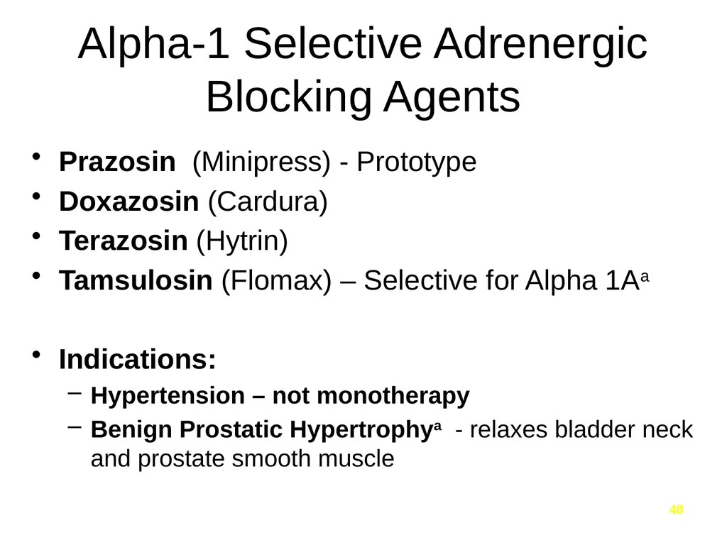 Pharmacology of the Autonomic Nervous System Part - slide 36 of 44