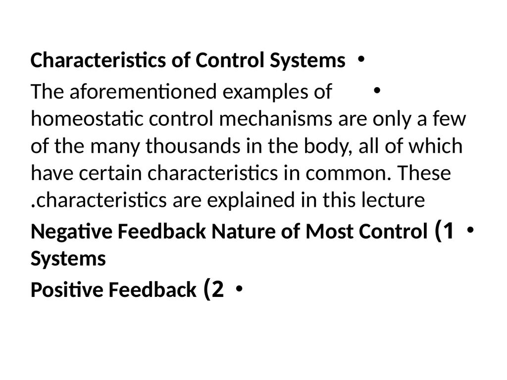 Physiology Physiology is the study of processes - slide 15 of 15
