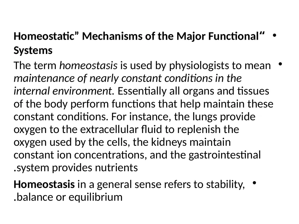Physiology Physiology is the study of processes - slide 11 of 15