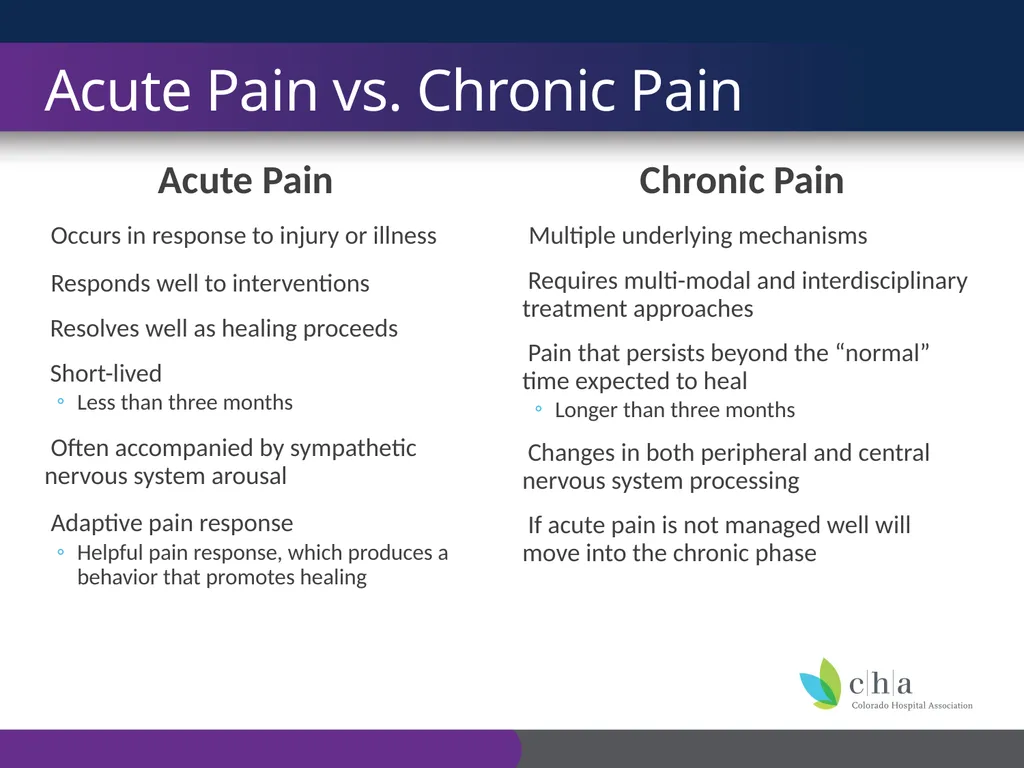 The Anatomy and Physiology of Pain CO’s CURE - slide 13 of 30