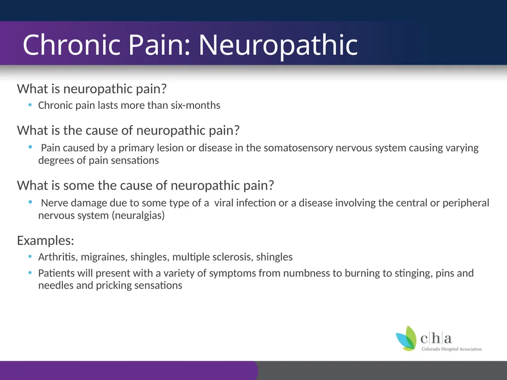 The Anatomy and Physiology of Pain CO’s CURE - slide 16 of 30