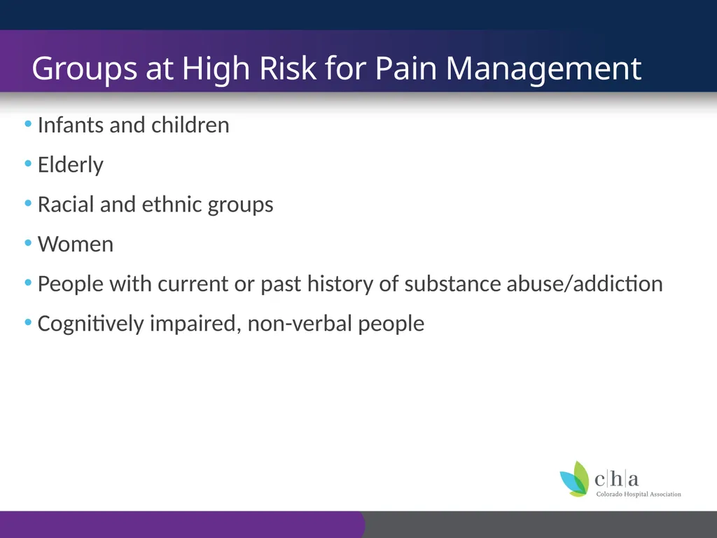 The Anatomy and Physiology of Pain CO’s CURE - slide 26 of 30
