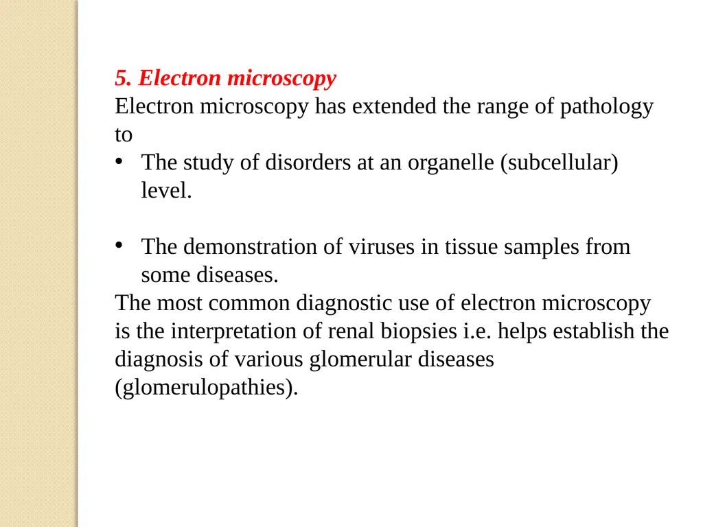 INTRODUCTION TO PATHOLOGY Pathology is the - slide 13 of 14