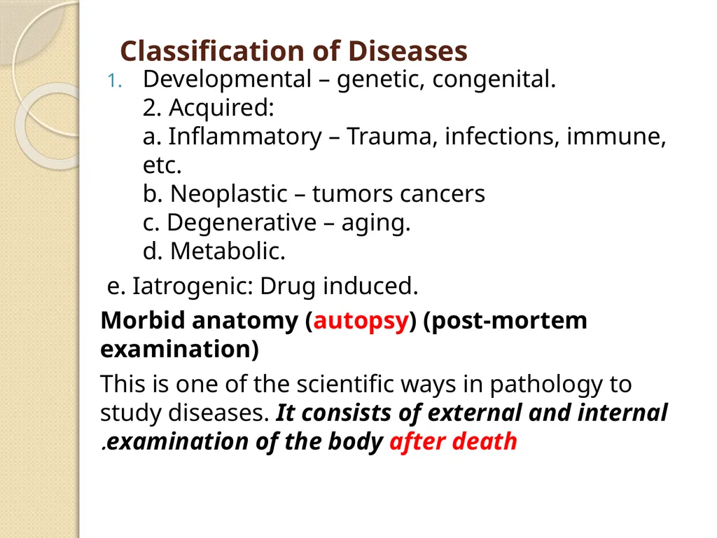 INTRODUCTION TO PATHOLOGY Pathology is the - slide 3 of 14