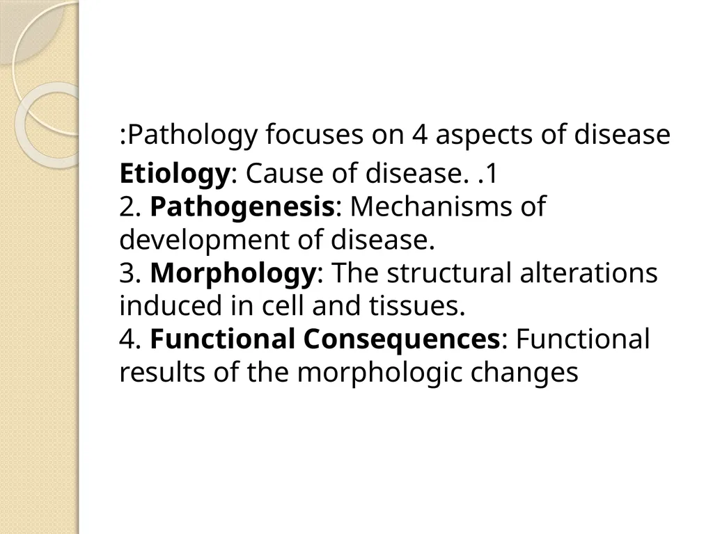 INTRODUCTION TO PATHOLOGY Pathology is the - slide 2 of 14