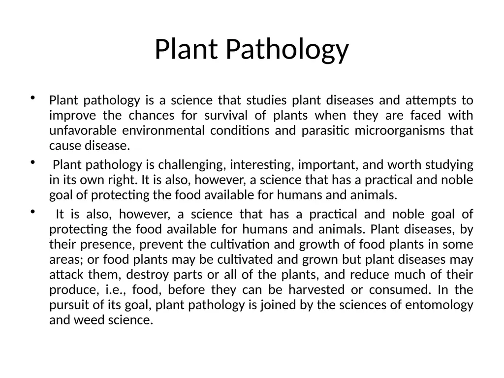 Unit 1: Introduction and History of plant - slide 2 of 13