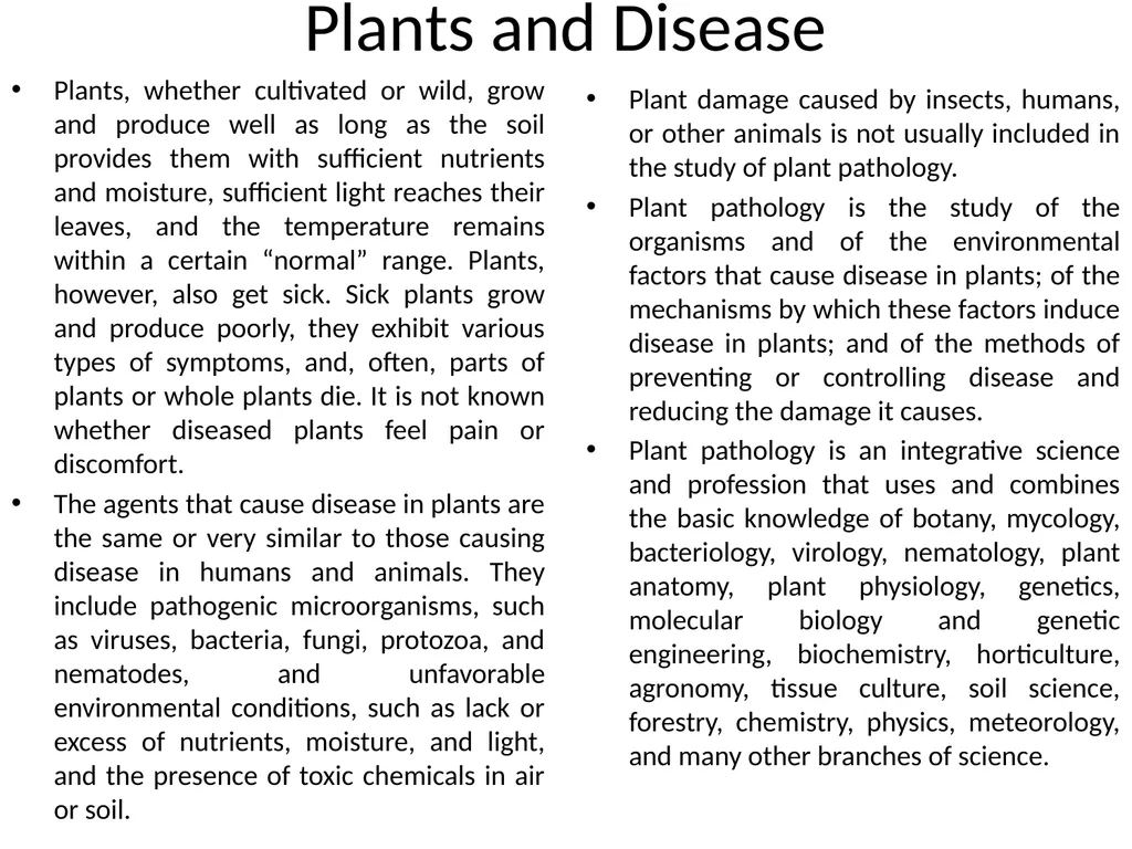 Unit 1: Introduction and History of plant - slide 3 of 13