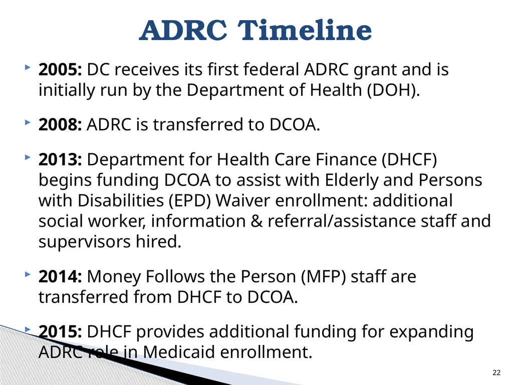 D.C. Office on Aging Ambassador Training 500 K - slide 22 of 39