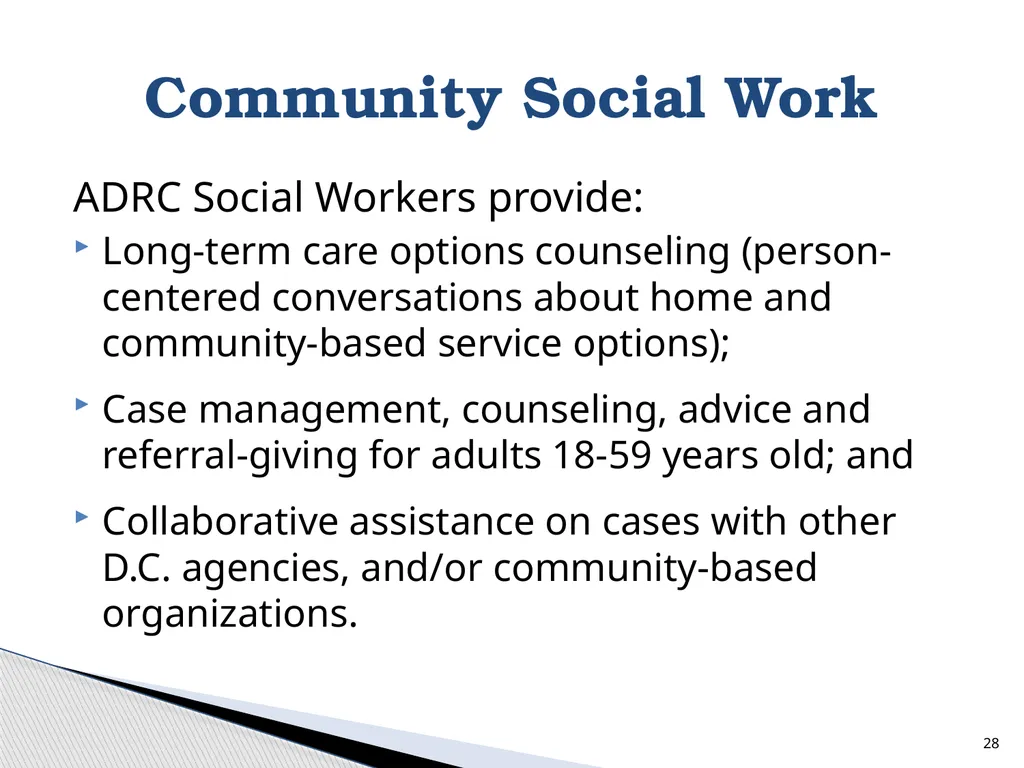 D.C. Office on Aging Ambassador Training 500 K - slide 28 of 39