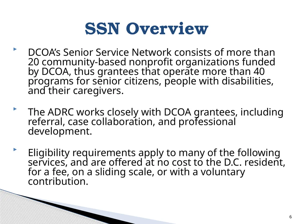 D.C. Office on Aging Ambassador Training 500 K - slide 6 of 39
