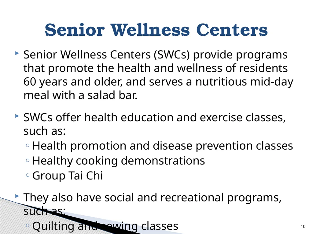 D.C. Office on Aging Ambassador Training 500 K - slide 10 of 39