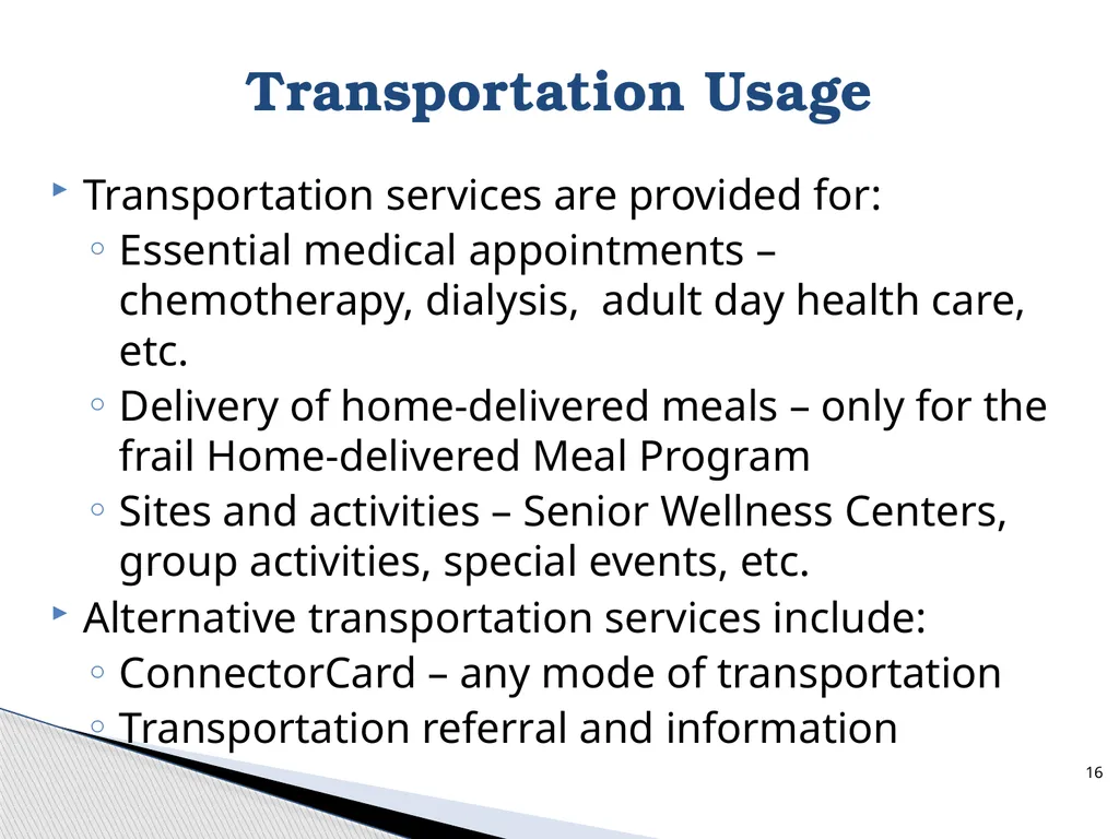 D.C. Office on Aging Ambassador Training 500 K - slide 16 of 39