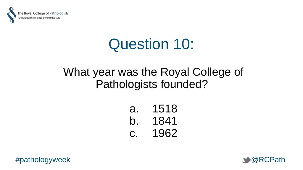 National Pathology Week Pathology Pub Quiz - slide 12 of 38