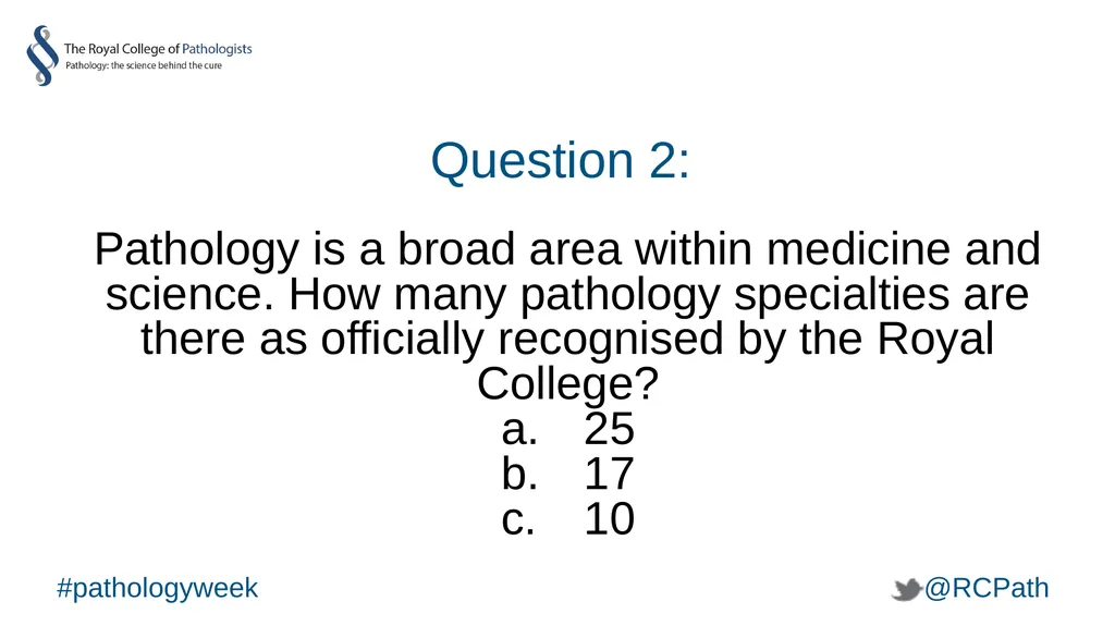 National Pathology Week Pathology Pub Quiz - slide 34 of 38