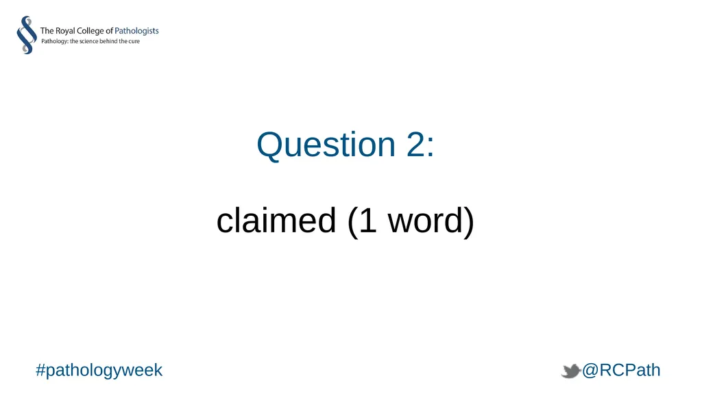 National Pathology Week Pathology Pub Quiz - slide 16 of 38