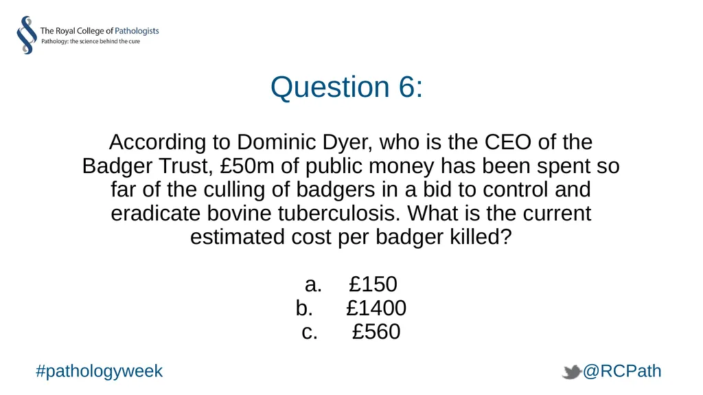National Pathology Week Pathology Pub Quiz - slide 8 of 38