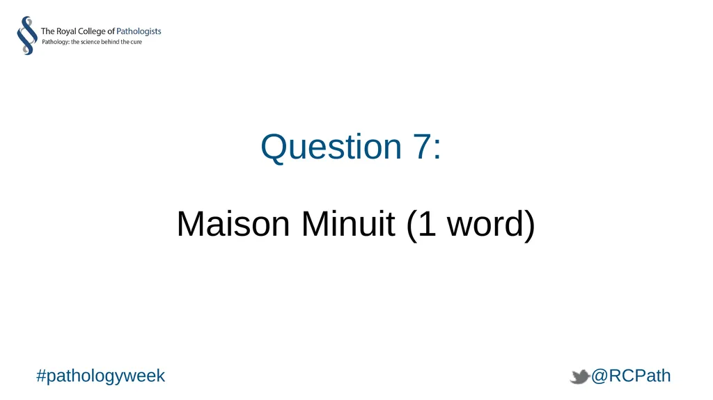 National Pathology Week Pathology Pub Quiz - slide 21 of 38