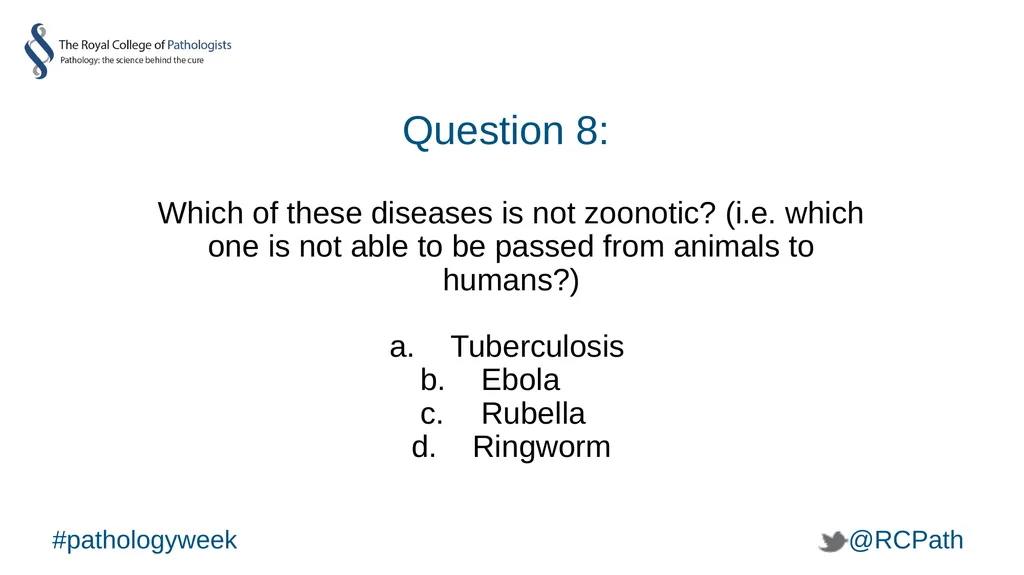 National Pathology Week Pathology Pub Quiz - slide 10 of 38
