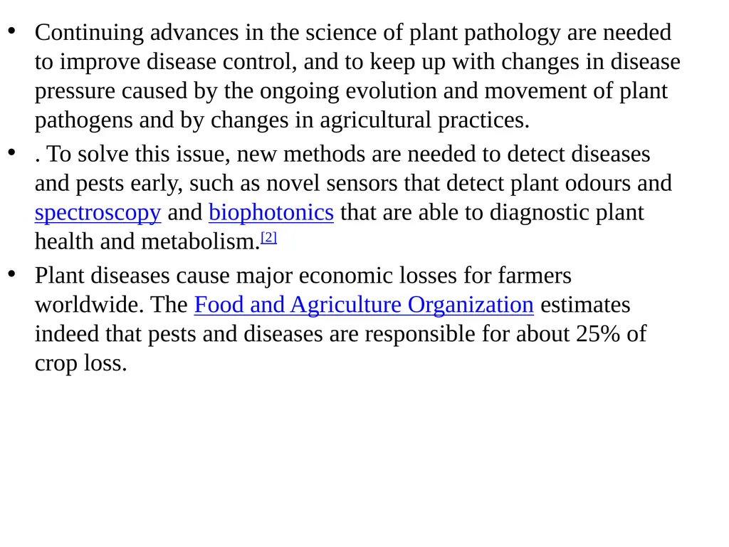 PLANT PATHOLOGY 1.Plant pathology (also - slide 3 of 19