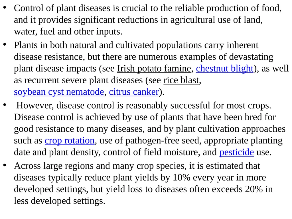 PLANT PATHOLOGY 1.Plant pathology (also - slide 2 of 19