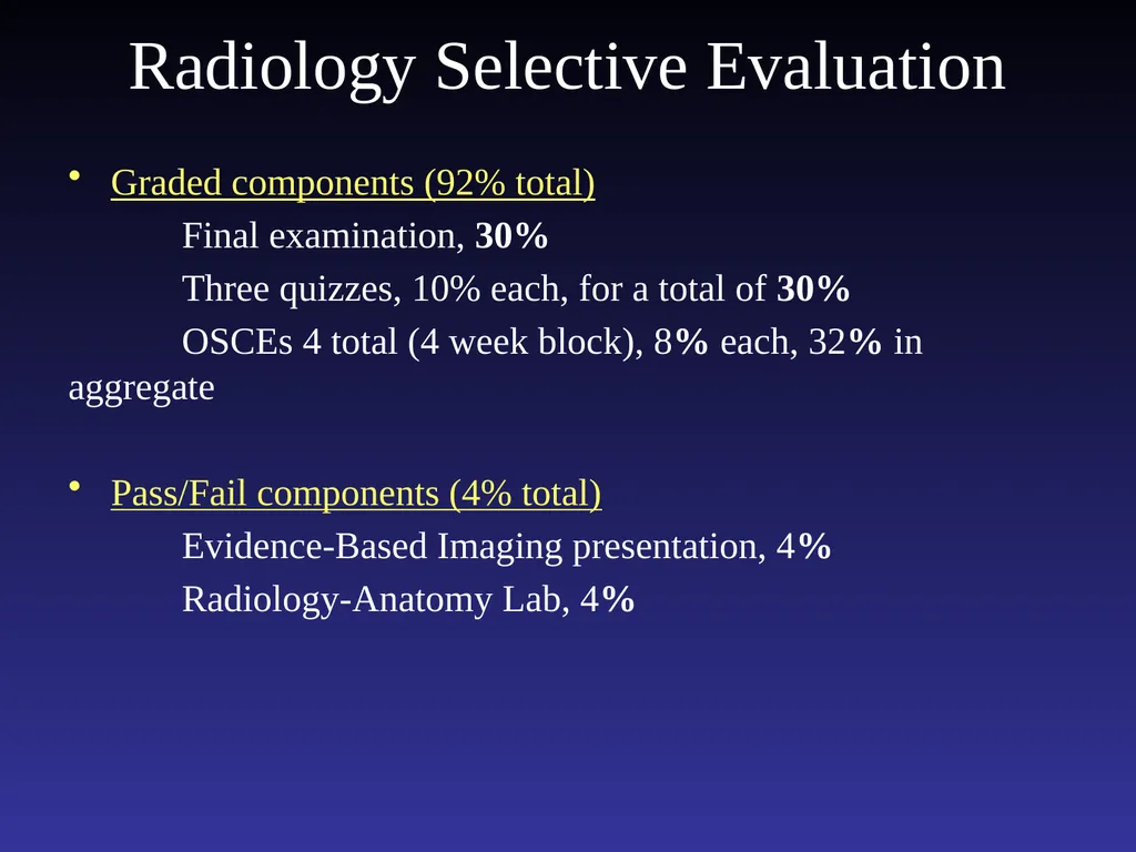 Introduction to the Radiology Selective: Selective - slide 16 of 21