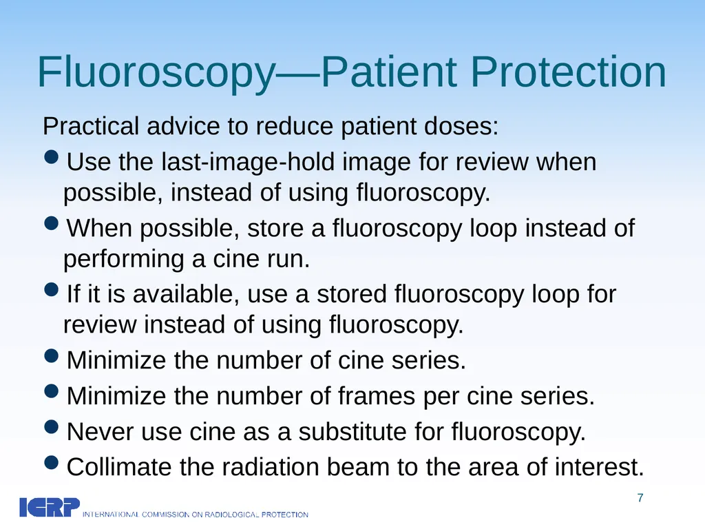 Radiological Protection in Cardiology ICRP - slide 7 of 25