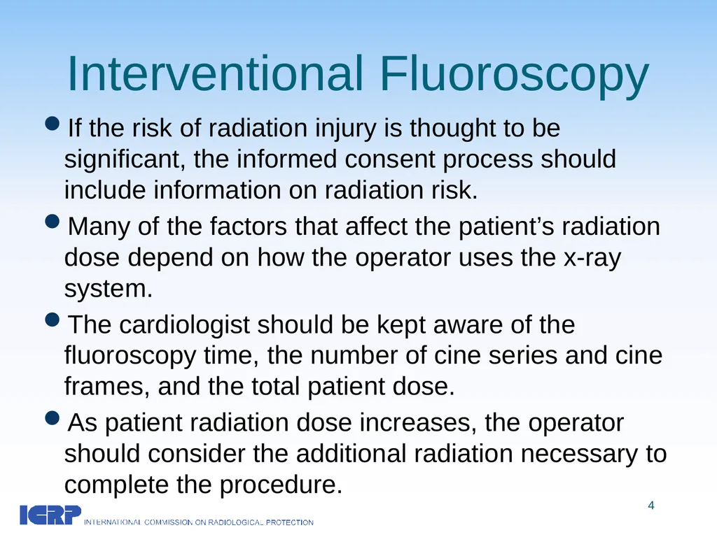 Radiological Protection in Cardiology ICRP - slide 4 of 25