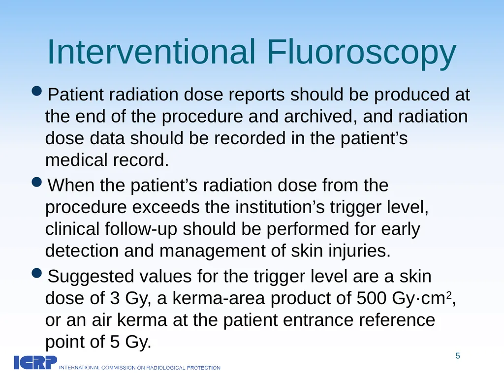 Radiological Protection in Cardiology ICRP - slide 5 of 25