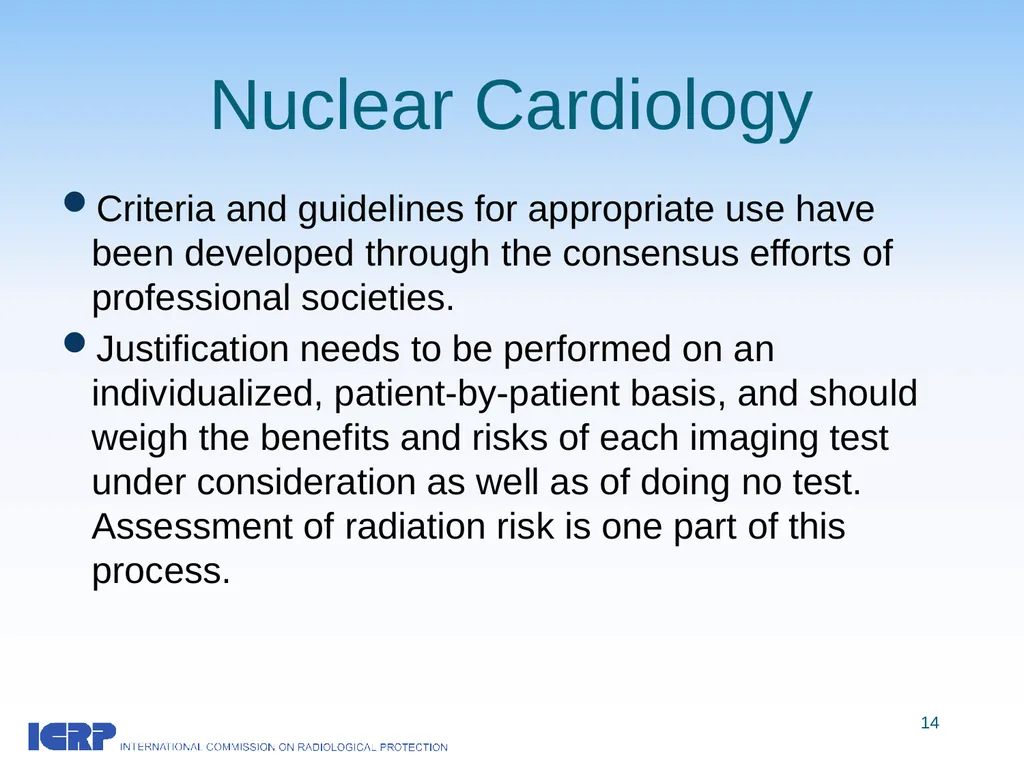 Radiological Protection in Cardiology ICRP - slide 14 of 25