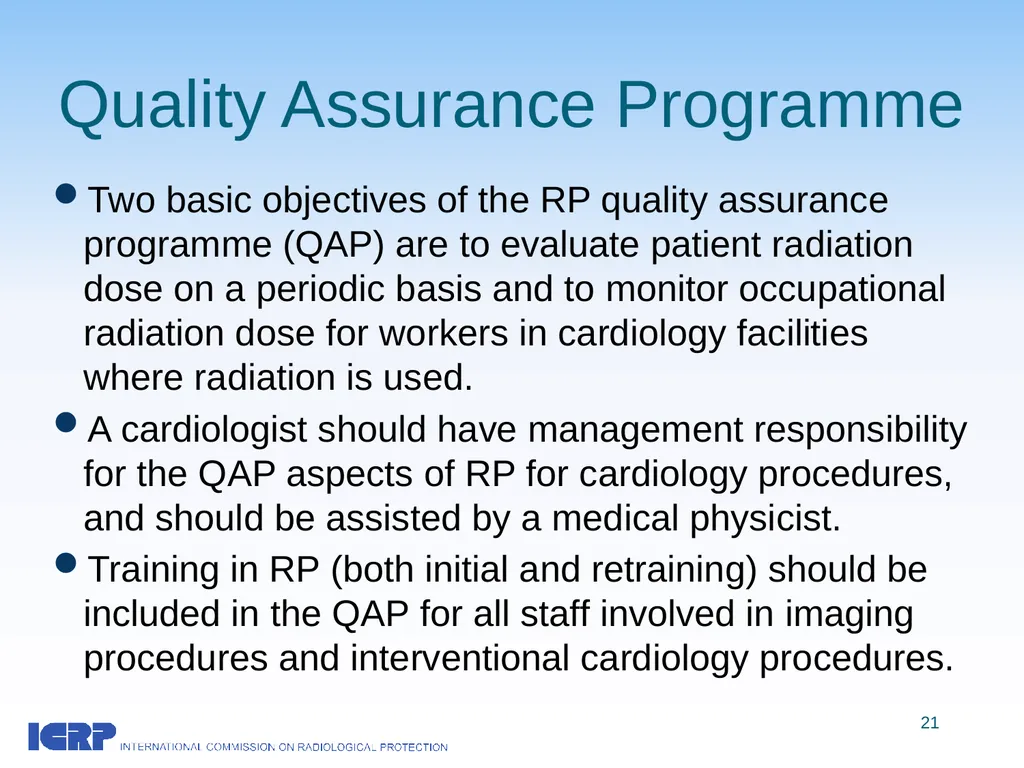 Radiological Protection in Cardiology ICRP - slide 21 of 25