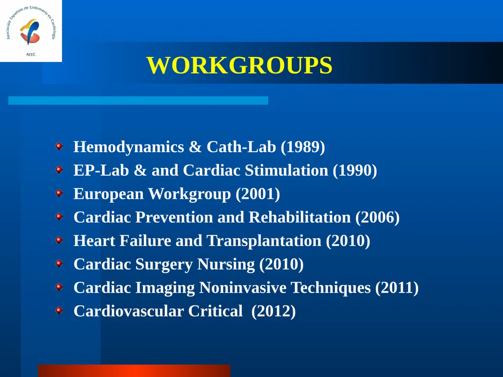 SPANISH ASSOCIATION OF NURSES IN CARDIOLOGY (SANC) - slide 5 of 19