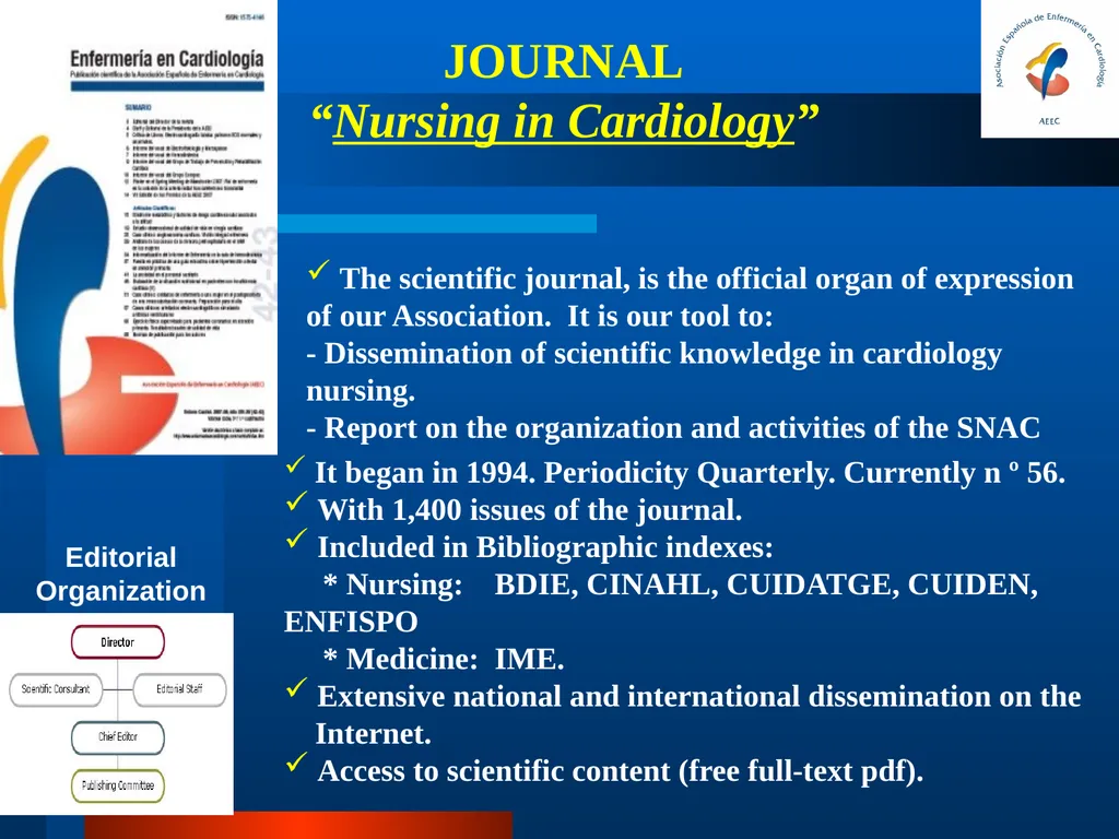 SPANISH ASSOCIATION OF NURSES IN CARDIOLOGY (SANC) - slide 9 of 19