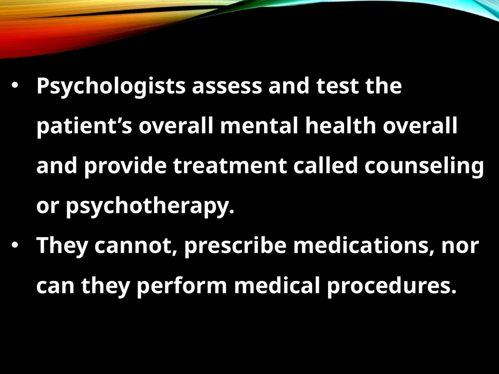 Relationship Between Psychology and Psychiatry - slide 11 of 20