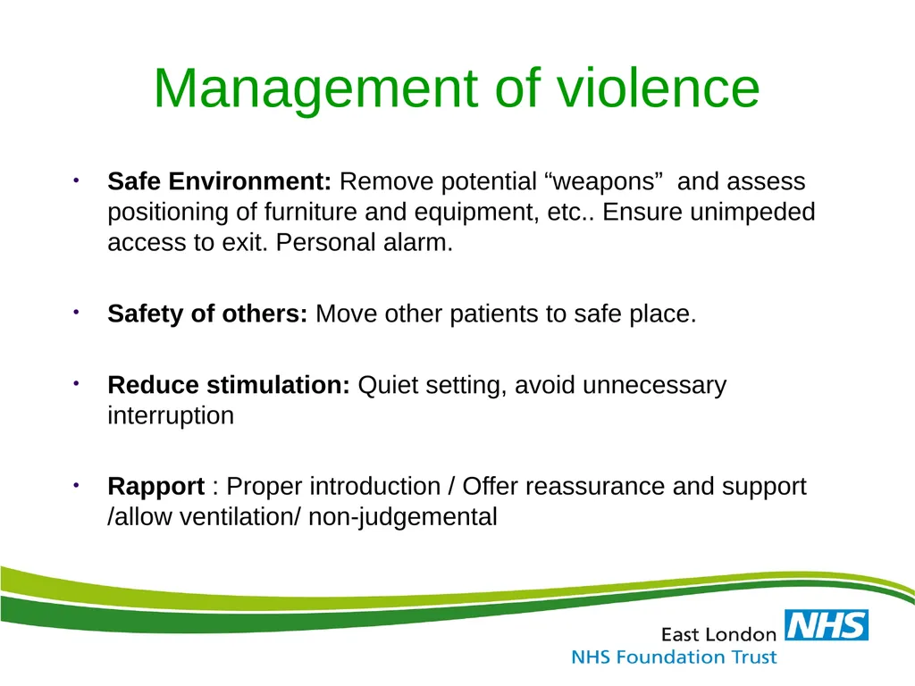 ELFT Training Packages for Primary Care - - slide 32 of 35