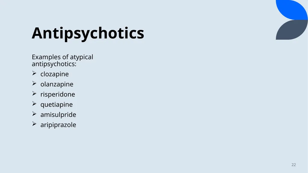 Psychiatry for Finals Dr Eleanor Morris, - slide 22 of 26