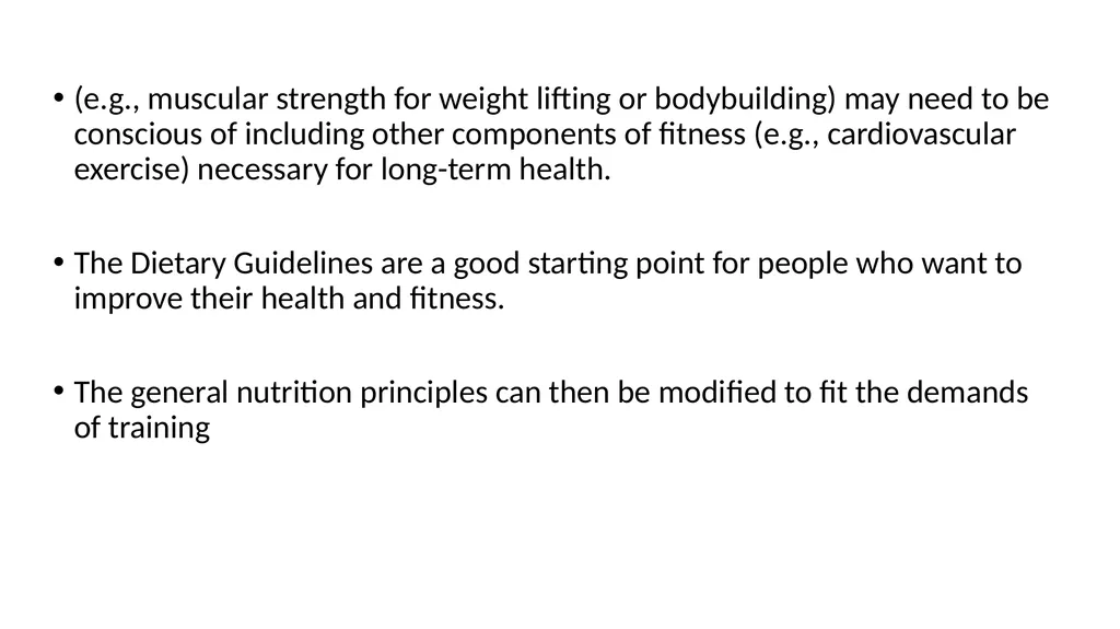 CHAAPTER ONE Introduction to Sports Nutrition The - slide 25 of 40