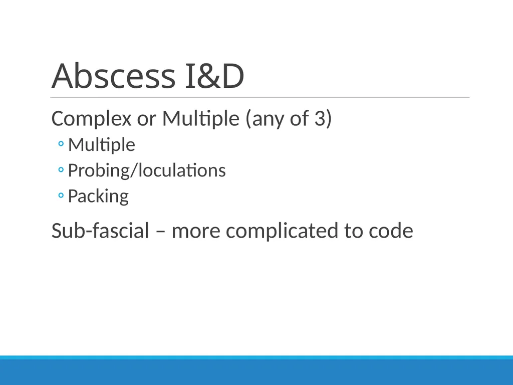 Billing & Coding Emergency Department Procedures & - slide 21 of 41