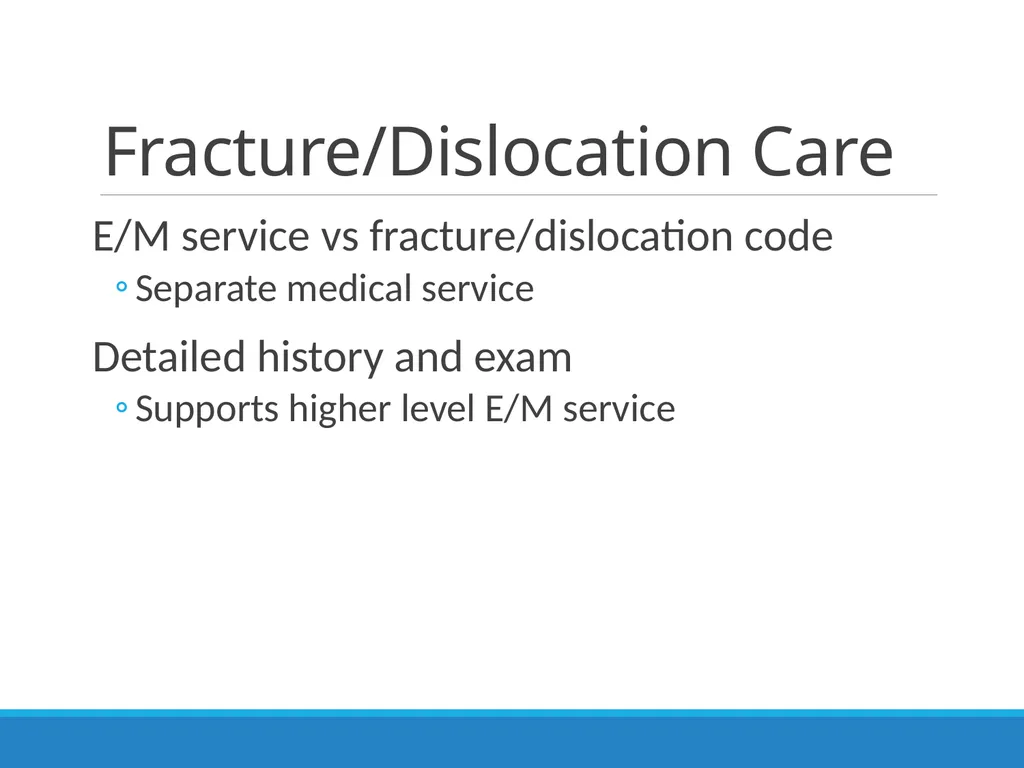 Billing & Coding Emergency Department Procedures & - slide 24 of 41