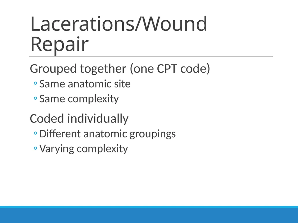 Billing & Coding Emergency Department Procedures & - slide 13 of 41