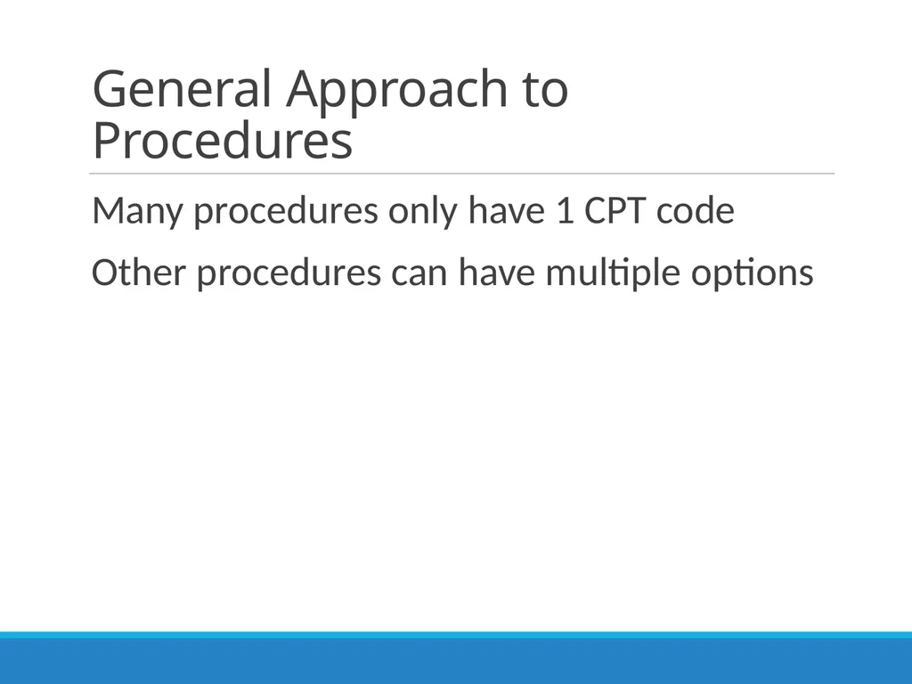 Billing & Coding Emergency Department Procedures & - slide 8 of 41