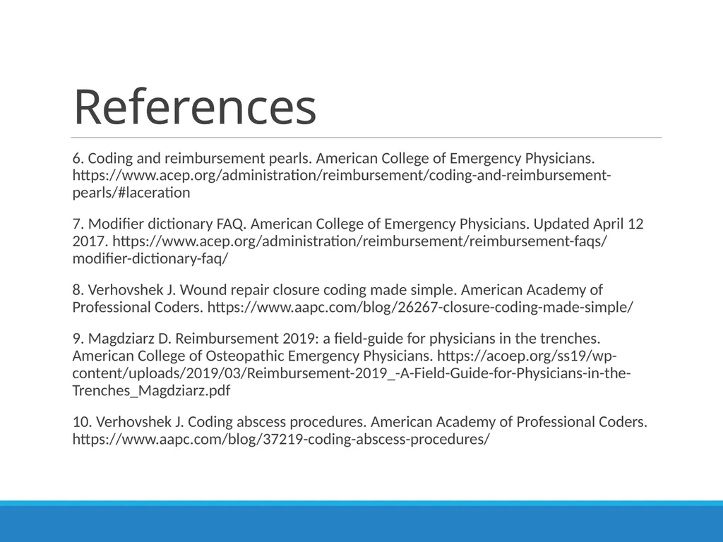 Billing & Coding Emergency Department Procedures & - slide 40 of 41