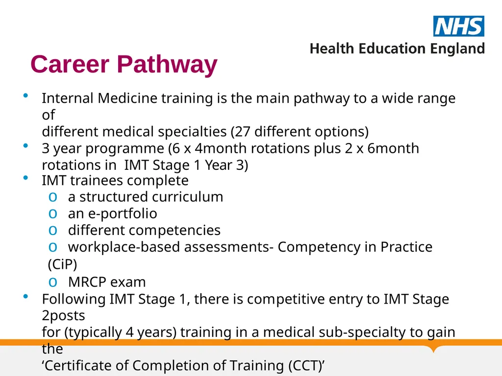 Internal Medicine Training (IMT) Updated by Gill - slide 10 of 15