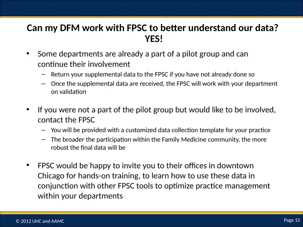 Using Data to Develop Practice Setting-Specific - slide 15 of 16
