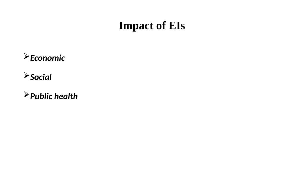 Introduction to emerging and re-emerging - slide 15 of 22